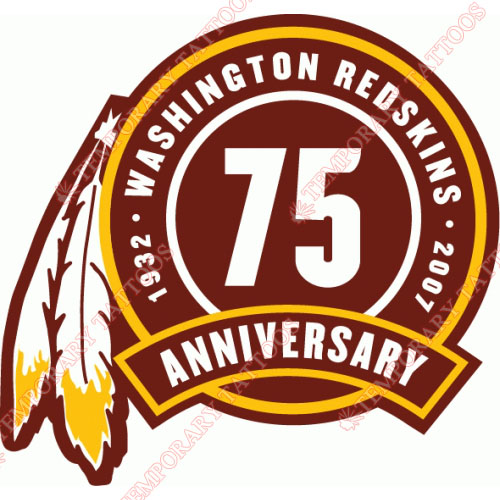 Washington Redskins Customize Temporary Tattoos Stickers NO.851